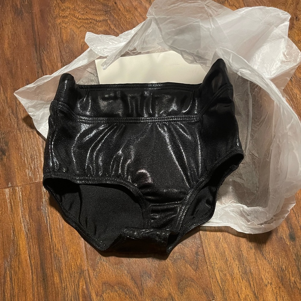 Balera Premium Metallic Briefs - Black NEW